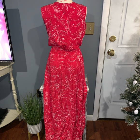 PRINTED OLD NAVY MAXI DRESS SZ LARGE - Picture 4 of 7